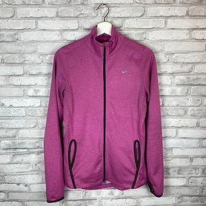 Nike Dri-Fit Athletic Long Sleeve Zip Up Size M